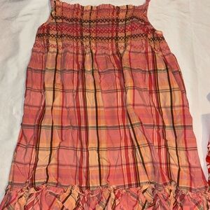 Pink Bubble Mini Dress with Smocked Ruffles